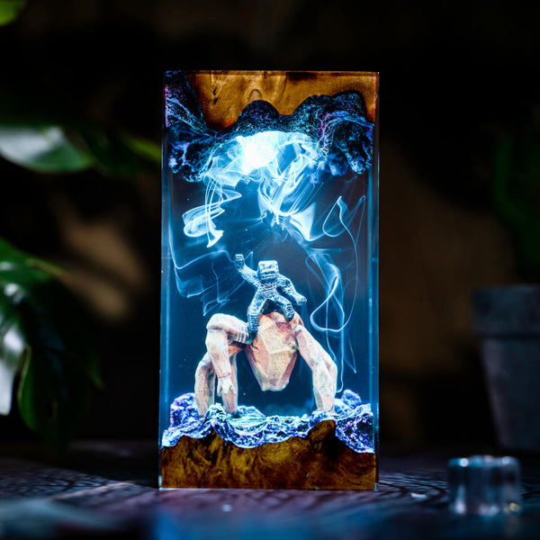Project Hail Mary Grace and Rocky Lamp