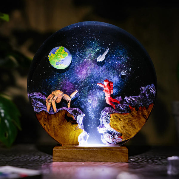 Project Hail Mary Grace and Rocky Lamp