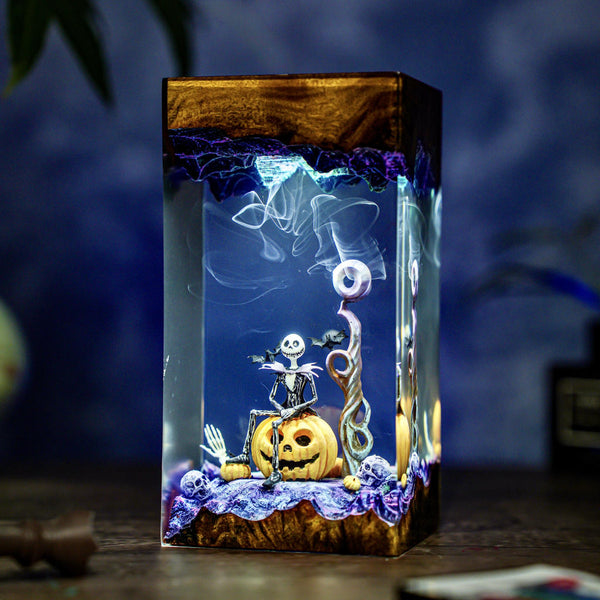Pumpkin Jack Halloween Lamp