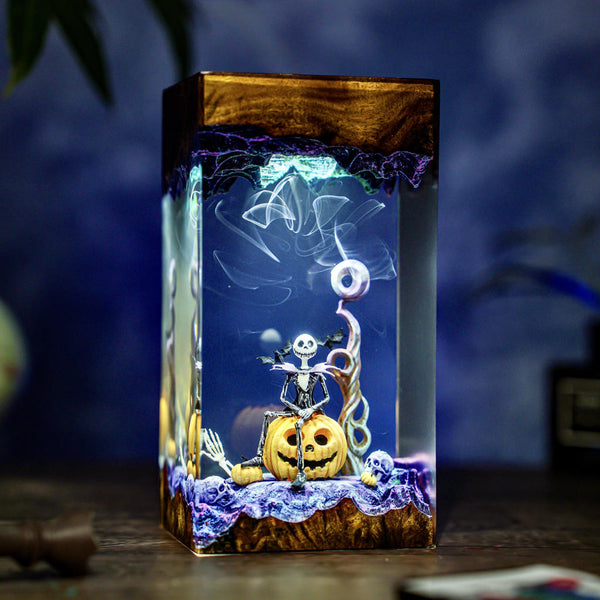Pumpkin Jack Halloween Lamp