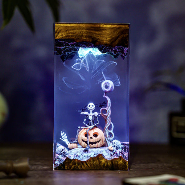 Pumpkin Jack Halloween Lamp