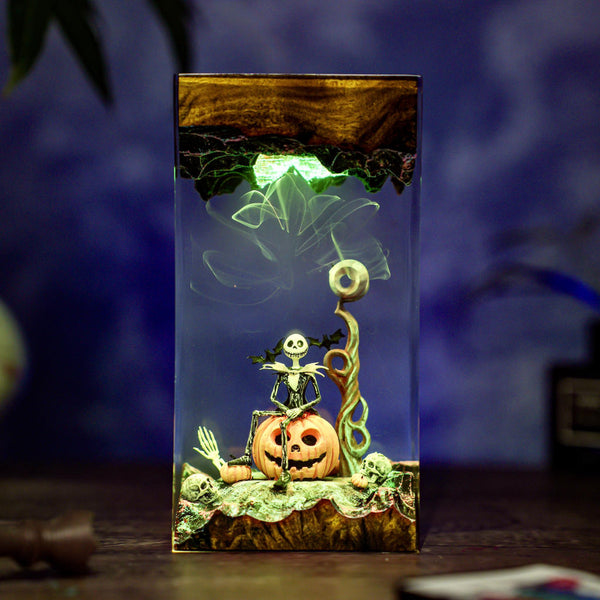 Pumpkin Jack Halloween Lamp