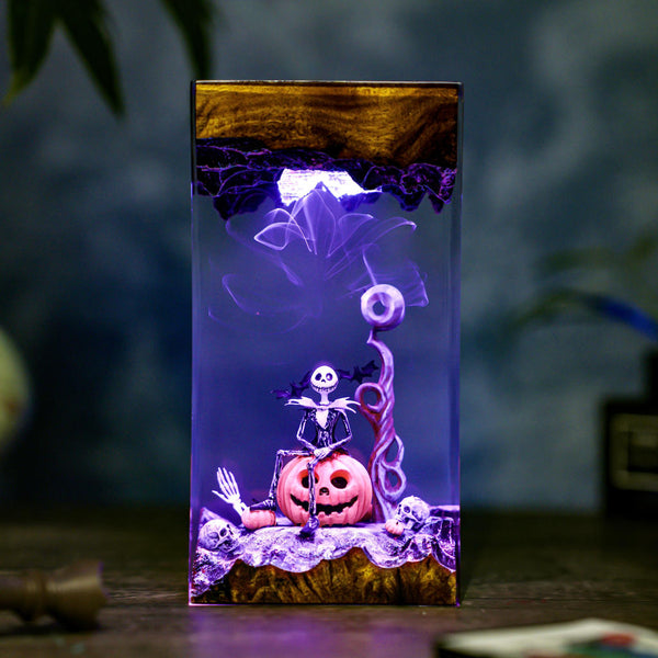 Pumpkin Jack Halloween Lamp
