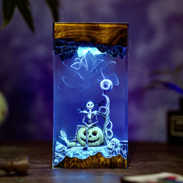 Pumpkin Jack Halloween Lamp