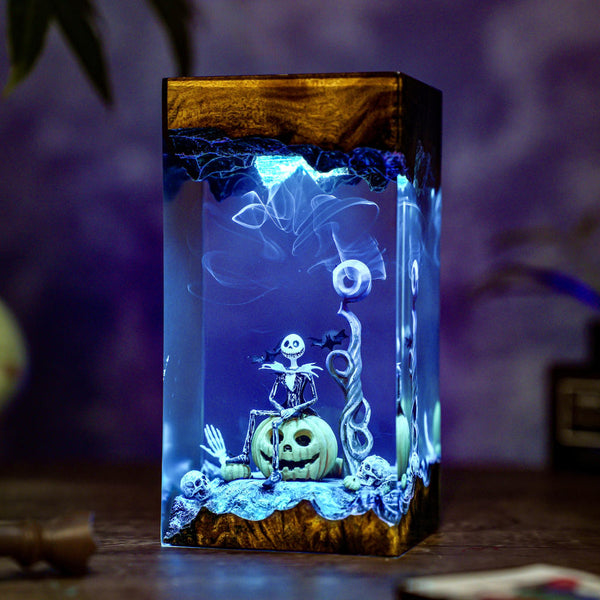 Pumpkin Jack Halloween Lamp