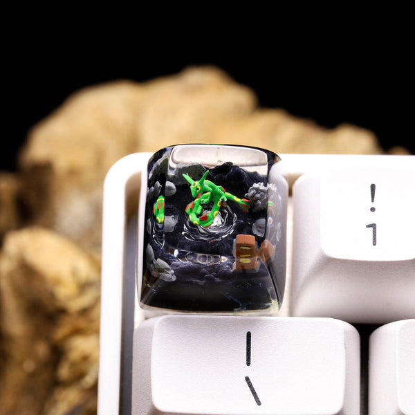 Rayquaza Artisan Keycap