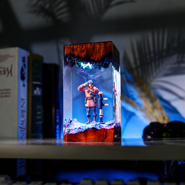 Red Soldier Team Fortress Lamp