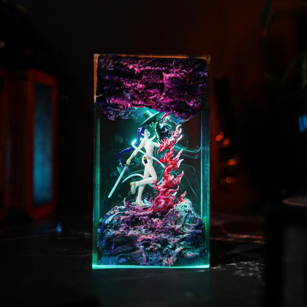 Rumi x Jinu KPop Demon Hunters Lamp
