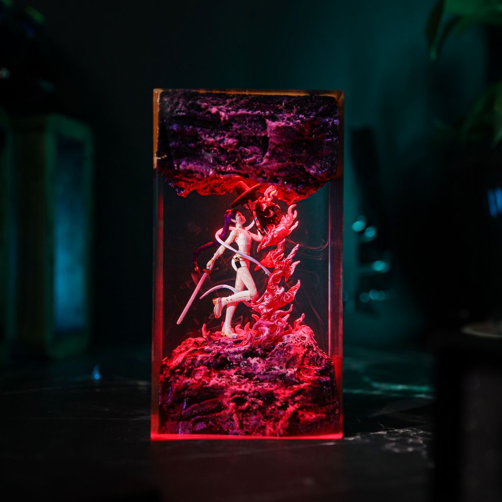 Rumi x Jinu KPop Demon Hunters Lamp