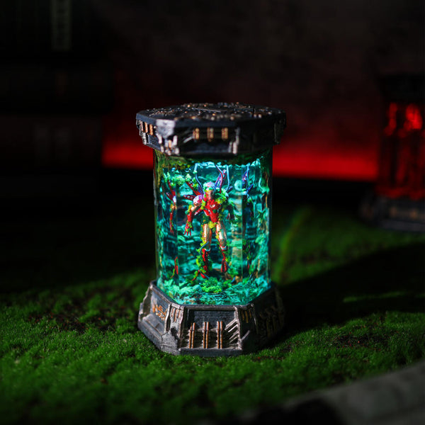 Rusted Iron Man Chamber Lamp