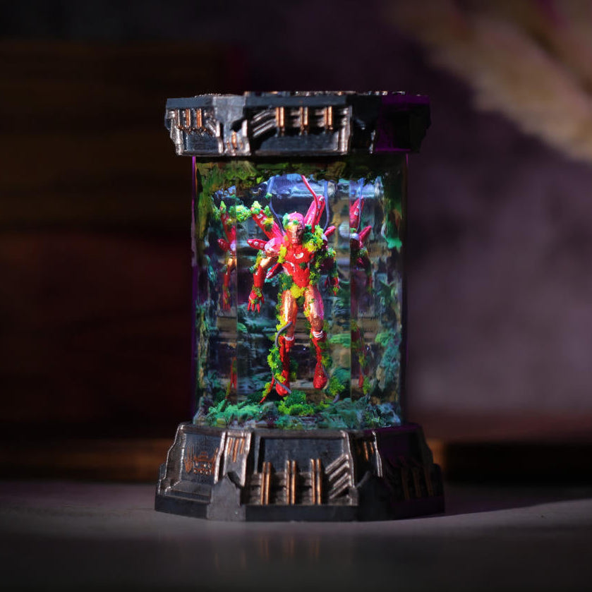 Rusted Iron Man Chamber Lamp