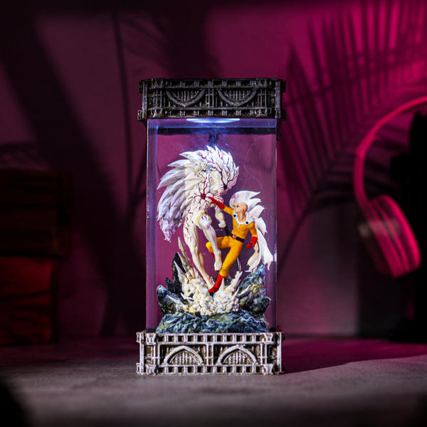 Saitama vs Boros One Punch Man LED Lamp