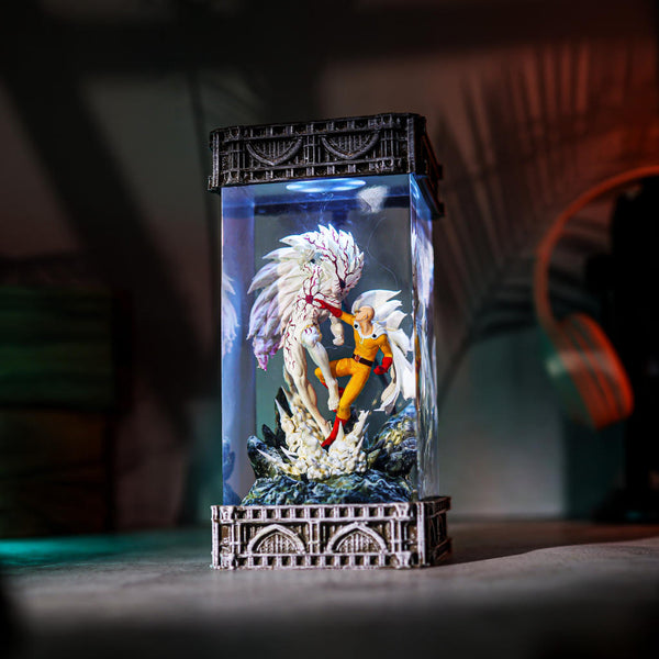 Saitama vs Boros One Punch Man LED Lamp