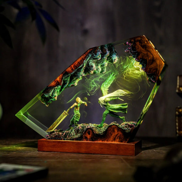 Sephiroth vs Cloud Strife Final Fantasy Lamp