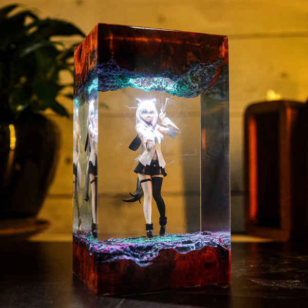 Shirakami Fubuki Hololive Table Lamp