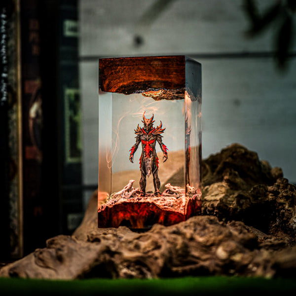Skyrim Daedric Warrior Night Light