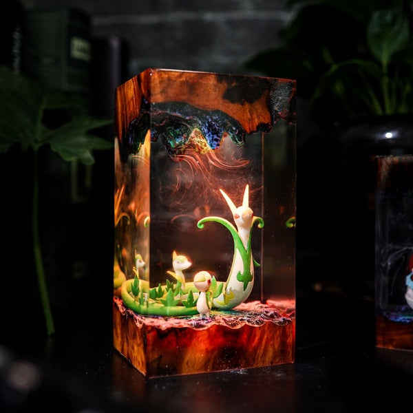 Grass Type Pokémon Snivy Servine Serperior LED Lamp