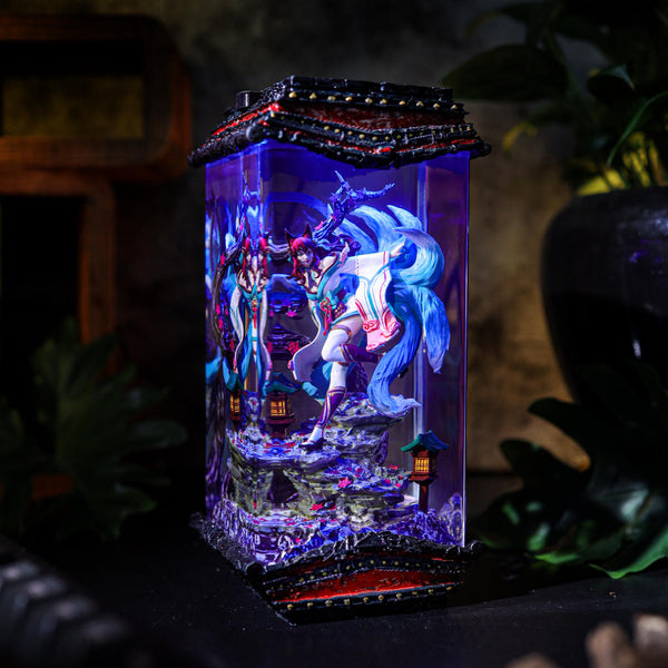 Spirit Blossom Ahri League of Legends Diorama Lamp