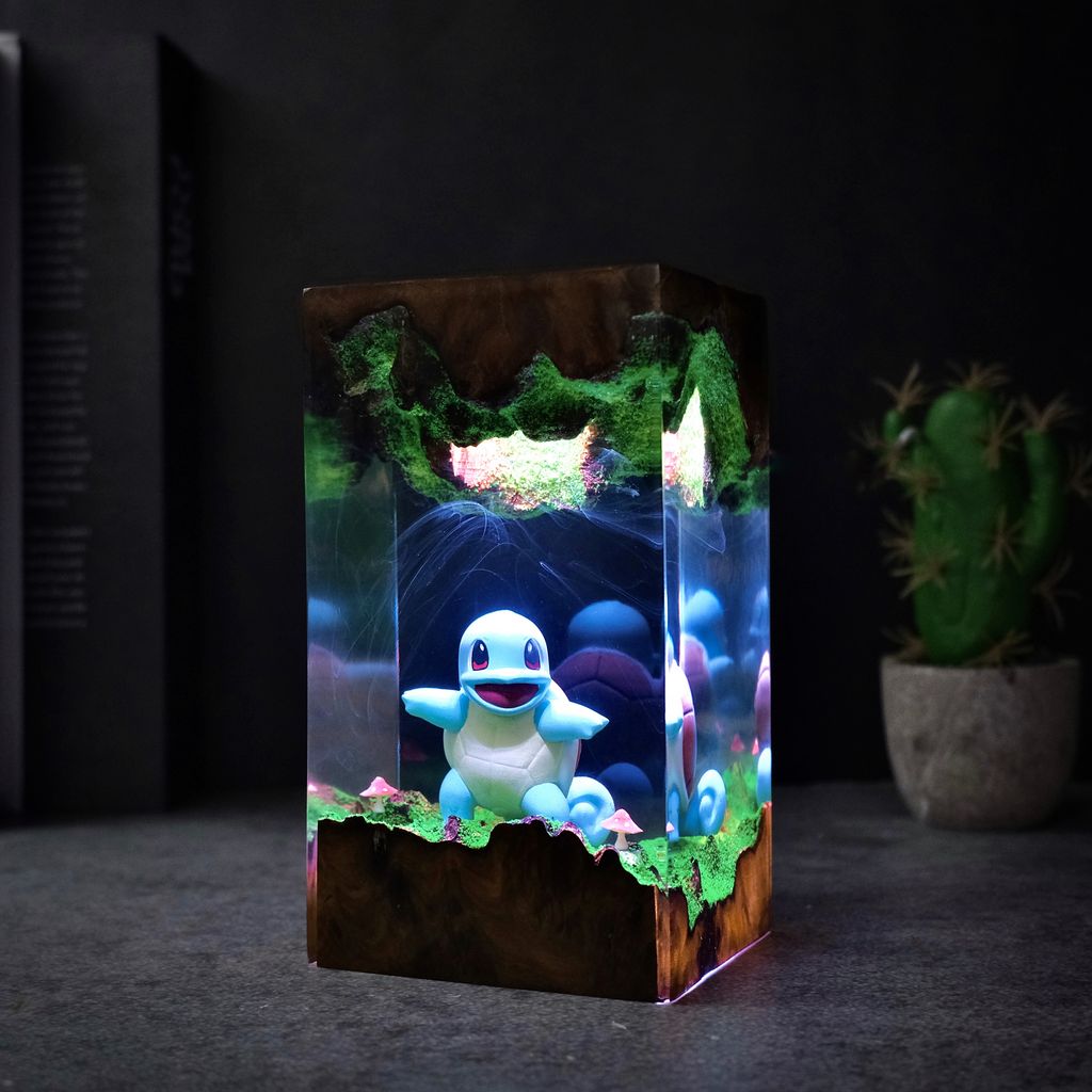 Squirtle Pokémon Night Light