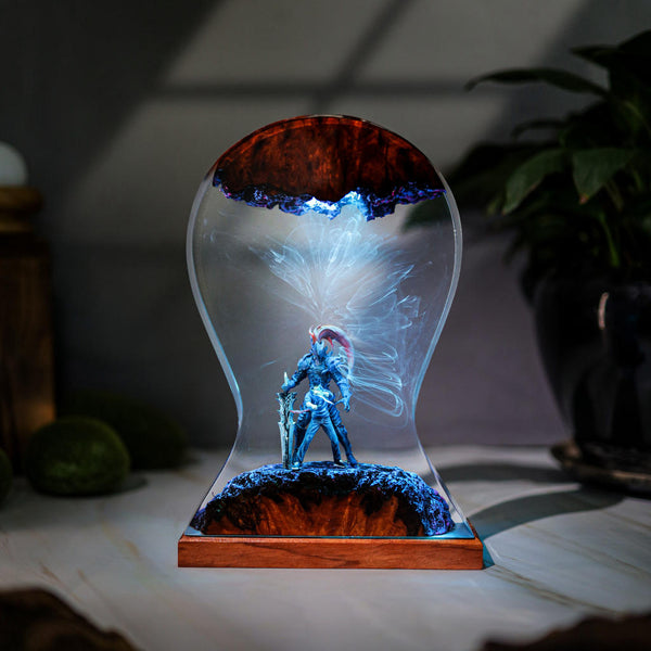 Sung Jin-Woo & Igris Solo Leveling Headphone Stand & Lamp