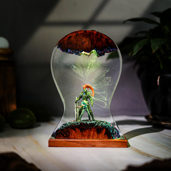 Sung Jin-Woo & Igris Solo Leveling Headphone Stand & Lamp