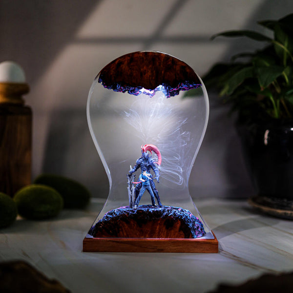 Sung Jin-Woo & Igris Solo Leveling Headphone Stand & Lamp