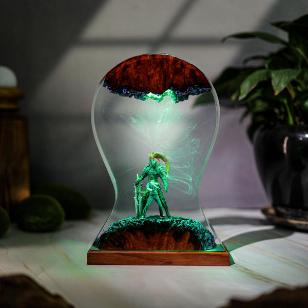 Sung Jin-Woo & Igris Solo Leveling Headphone Stand & Lamp