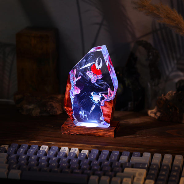 The Knight and Hornet Hollow Knight Lamp Ver 2