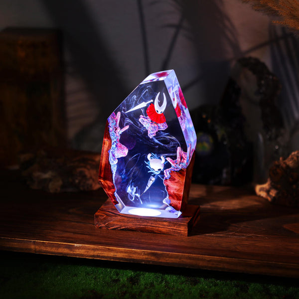 The Knight and Hornet Hollow Knight Lamp Ver 2