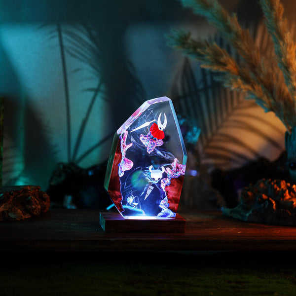 The Knight and Hornet Hollow Knight Lamp Ver 2
