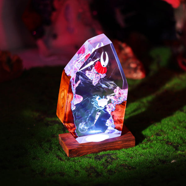 The Knight and Hornet Hollow Knight Lamp Ver 2