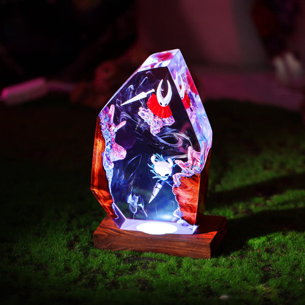 The Knight and Hornet Hollow Knight Lamp Ver 2