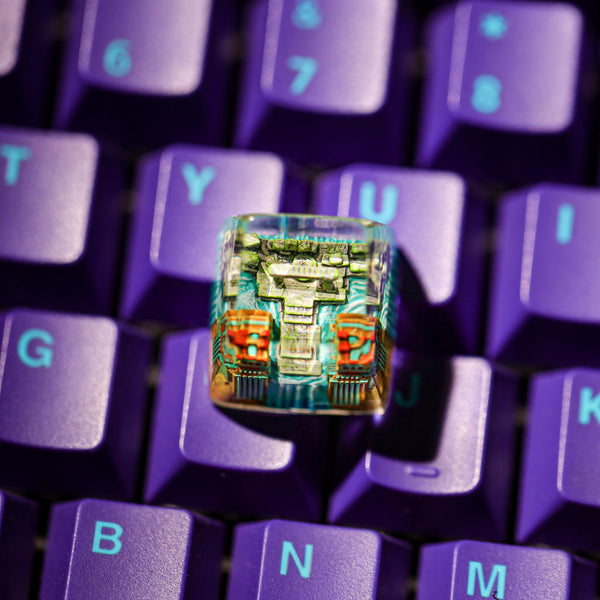 The Lost Temple Beneath the Sea Keycap