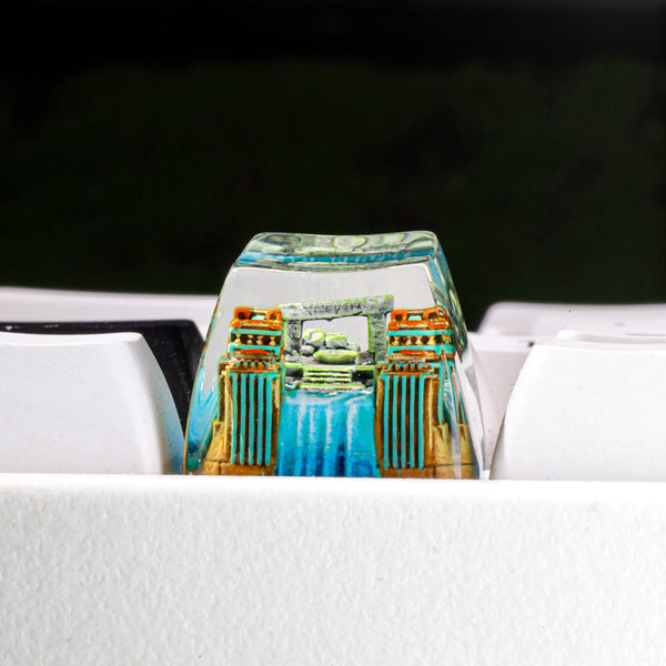 The Lost Temple Beneath the Sea Keycap