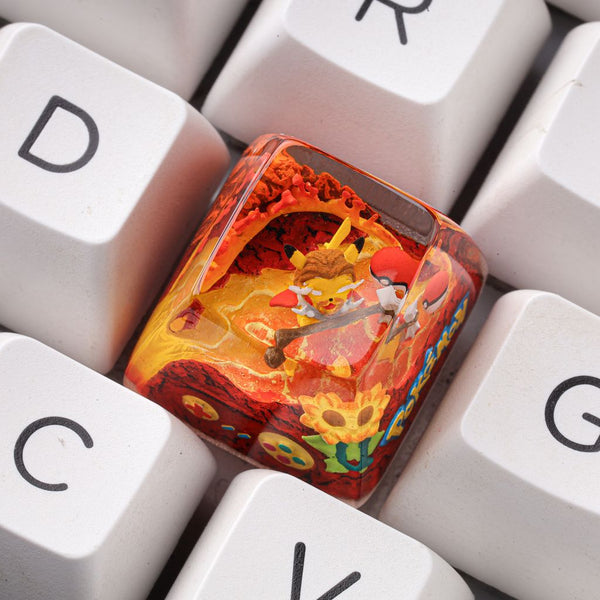 Marvel Thor Pikachu Resin Keycap