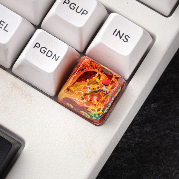 Handmade Pikachu Stormbreaker Pokémon Keyboard Decor