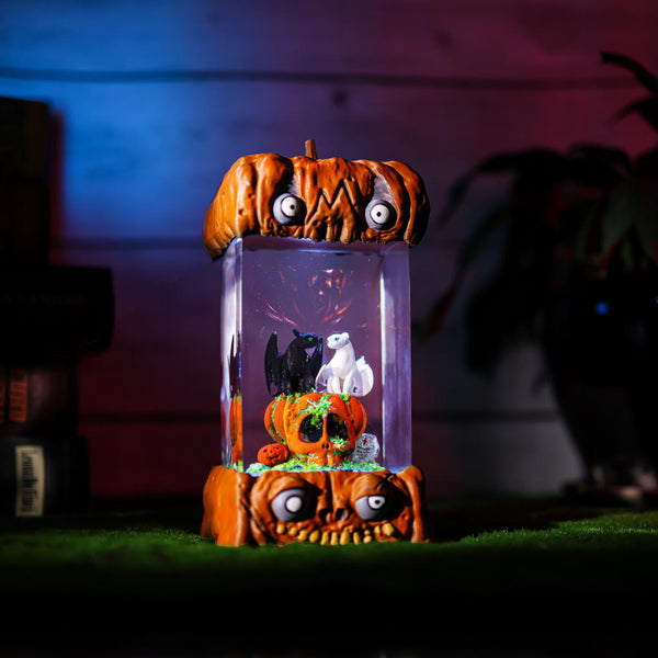 Toothless and Light Fury Halloween Lamp