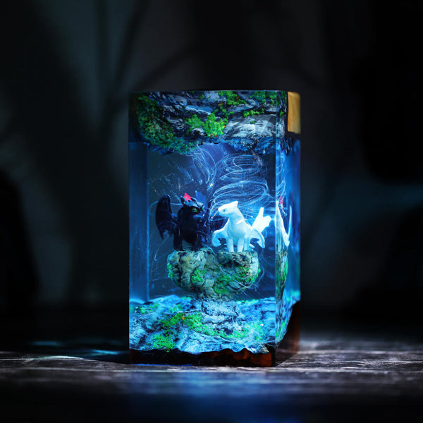 Toothless and Light Fury Lamp Ver 5