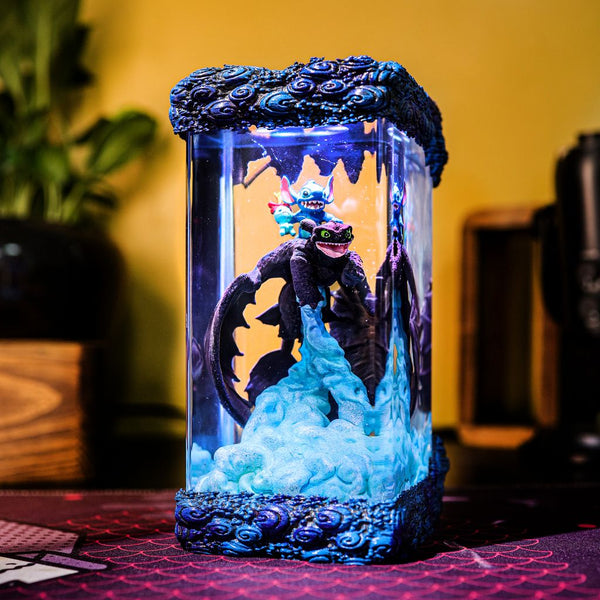 Toothless and Stitch Night Light
