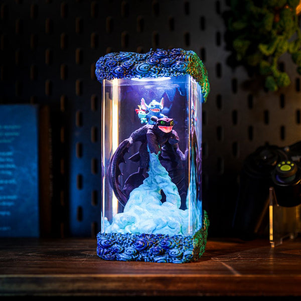 Toothless and Stitch Night Light