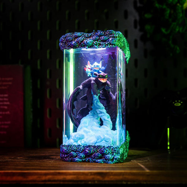 Toothless and Stitch Night Light
