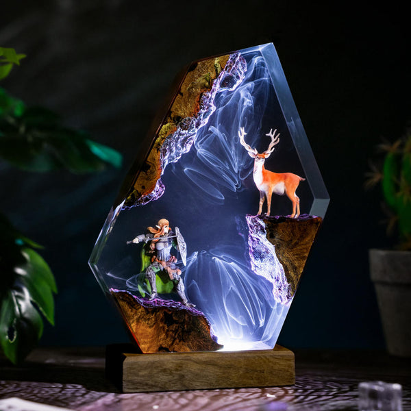 Valkyrie Norse Myth Lamp