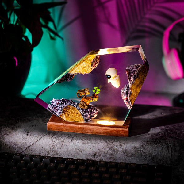 Wall-E and Eve LED Lamp Ver 2
