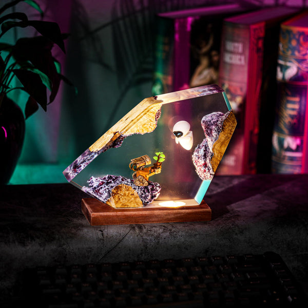 Wall-E and Eve Night Lamp Ver 2