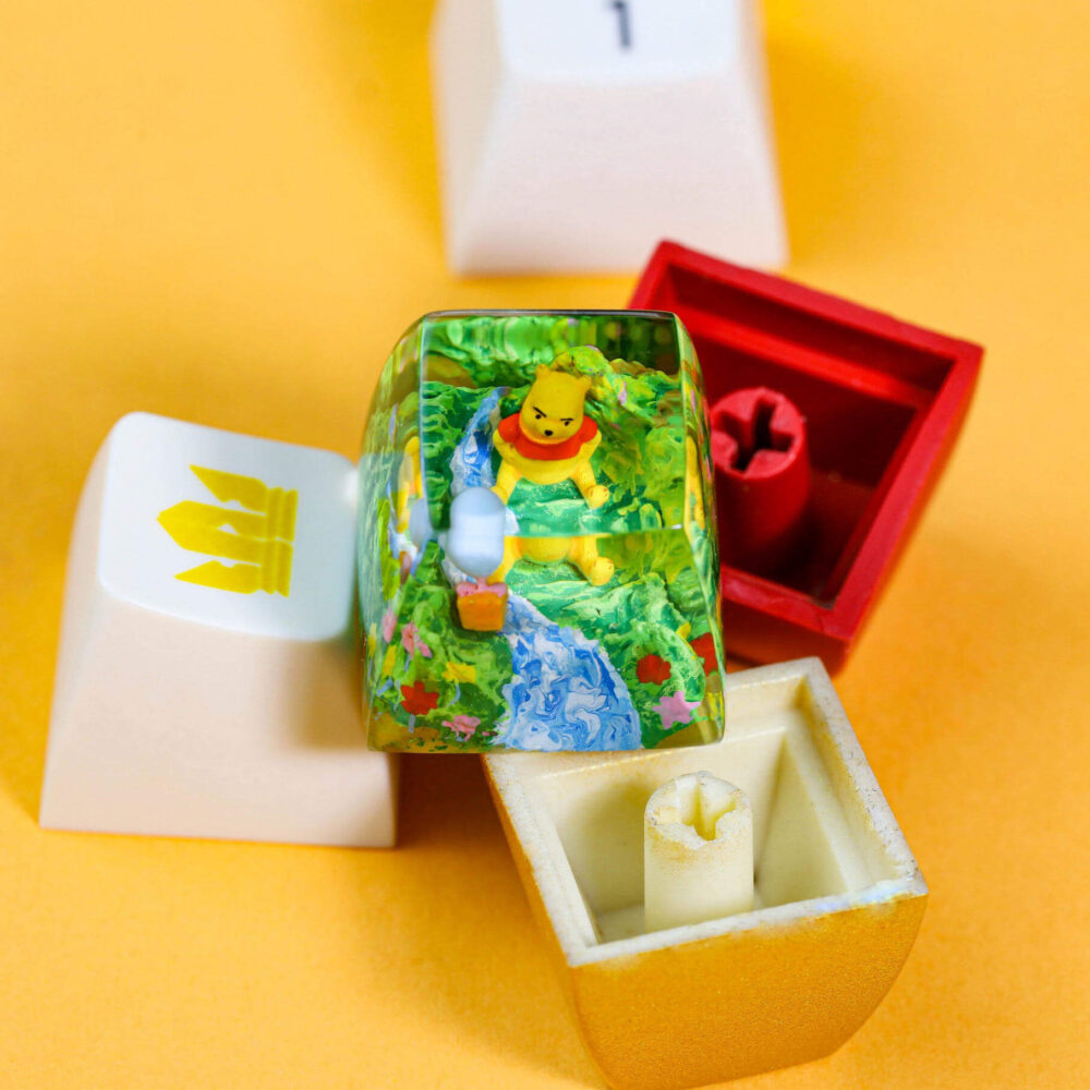 Winnie the Pooh artisan keycap