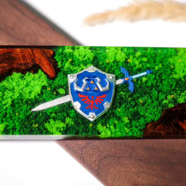 Zelda Hylian Shield and Master Sword Wrist Rest