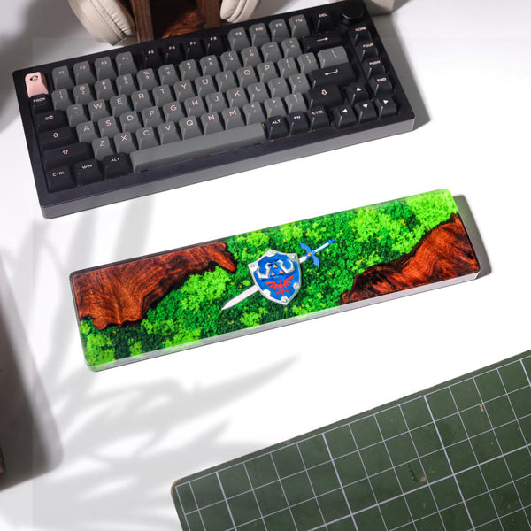 Zelda Hylian Shield and Master Sword Wrist Rest