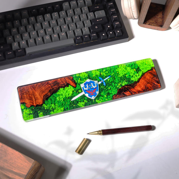 Zelda Hylian Shield and Master Sword Wrist Rest