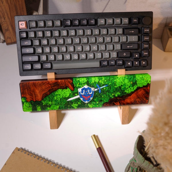 Zelda Hylian Shield and Master Sword Wrist Rest