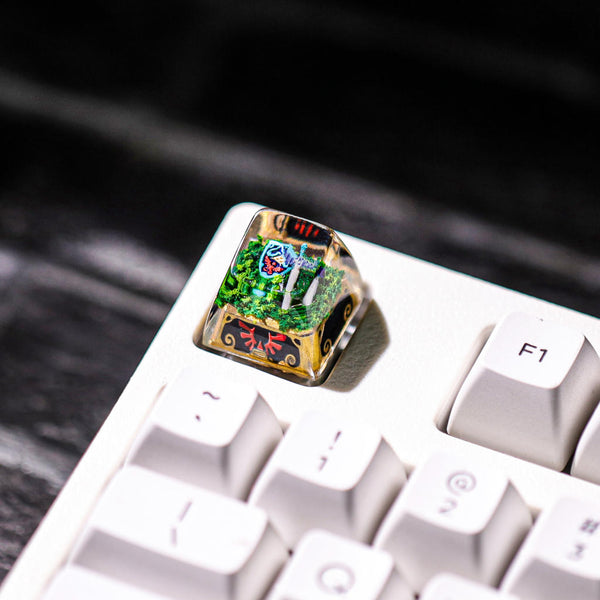 Zelda Hylian Shield and Master Sword Shift/Enter Keycap